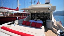 LADY IN RED Azimut 68S Aft